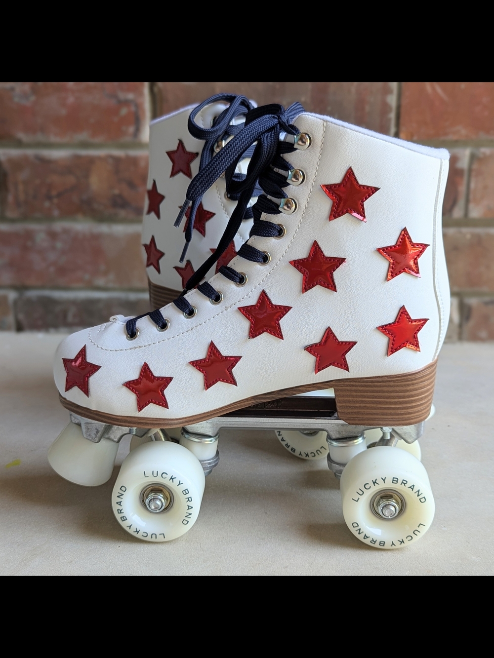 Lucky Brand All Star Patriotic Honor American Quad Roller Skates US 6 UK 5 EU 37 - Picture 6 of 11
